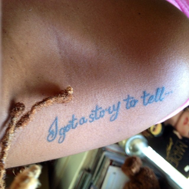 Glennisha Morgan's Biggie Tattoo