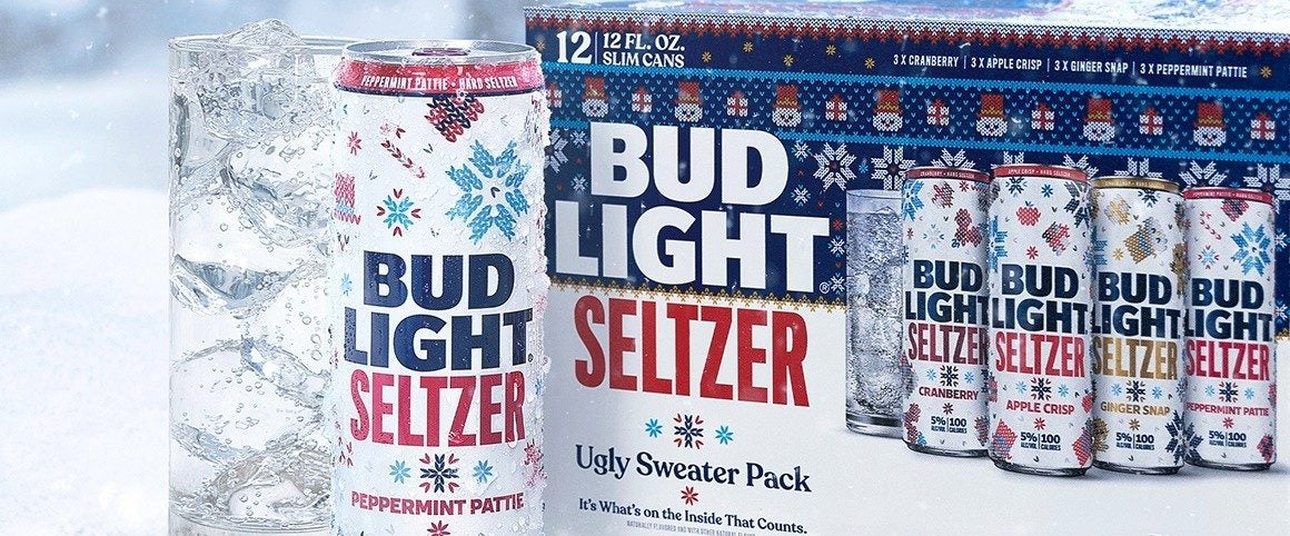 bud light holiday hard seltzer