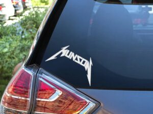munson vinyl car sticker