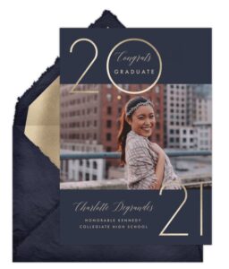 graduation invite from Greenvelope